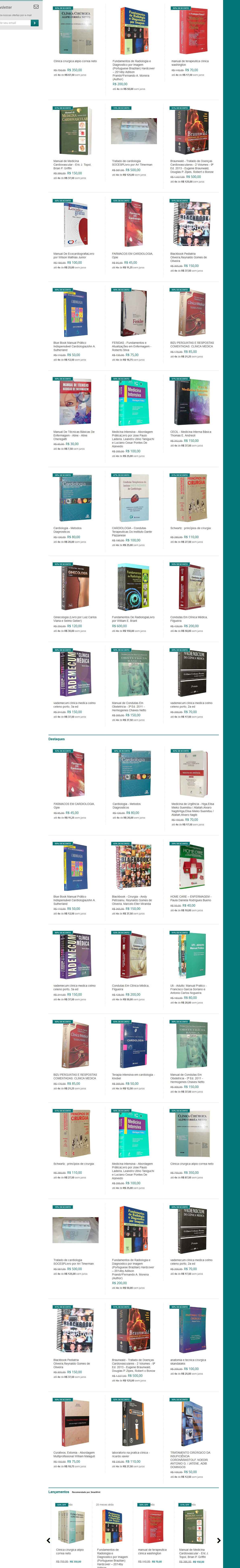 CATÁLOGO DE LIVROS MÉDICOS